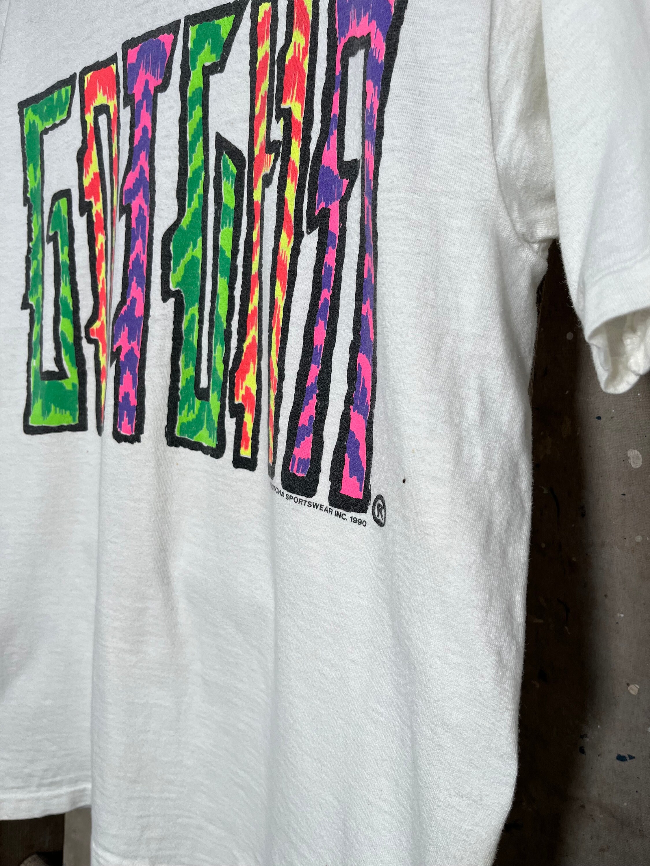 Gotcha 90s Surf T-shirt Double Sided - Etsy