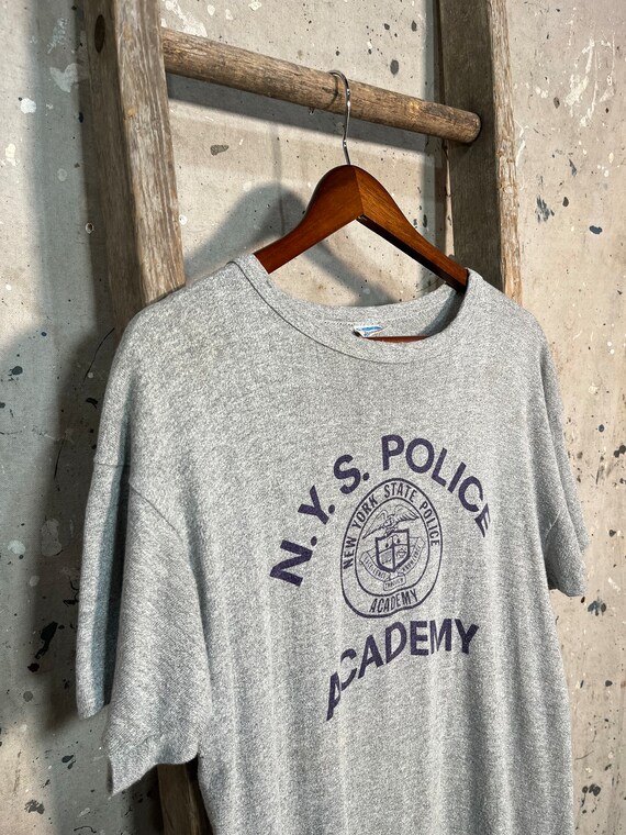 NYS Police Academy T-shirt Champion XL - image 5