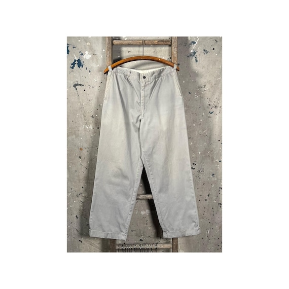 パンツ 1950s HERCULES army twill work pants 50's HERCULES ROUGH-SHOD ''ARMY TWILL'' ワークパンツ グレー 表記