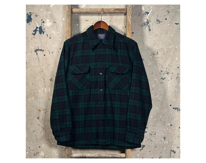 Pendleton Wool Shirt Tartan Plaid