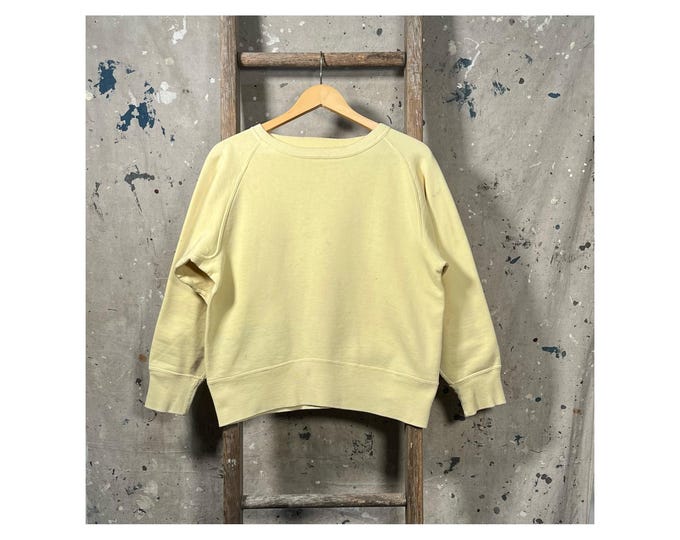 Freedom Sleeve ‘50s Faded Sweatshirt Yellow