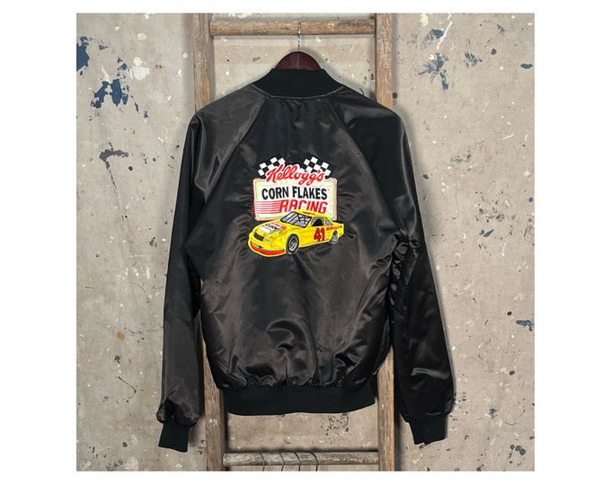 Kellogg's 90s Nascar Corn Flakes Racing Satin jacket