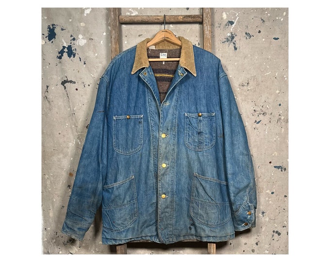 Blanket Lined Lee ‘70s Chore Jacket Sanforized XL