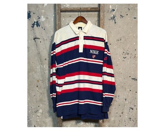 NIKE 90s Stripe Rugby Shirt