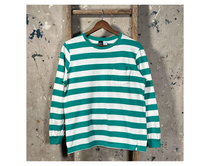 1980s Stripe Pocket Tee