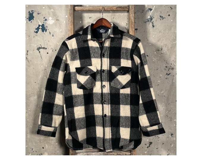 1970s Woolrich Wool Shirt Buffalo Plaid