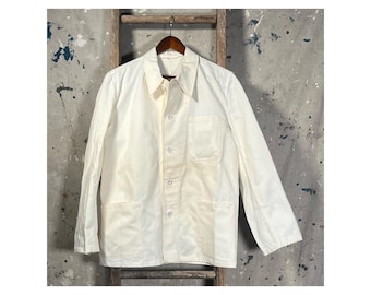 1960s Cotton Twill Chore Coat NOS