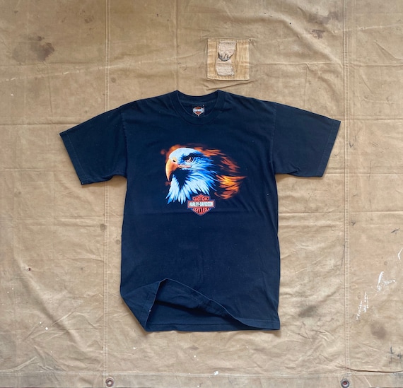 Harley Davidson T-shirt double sided - image 1