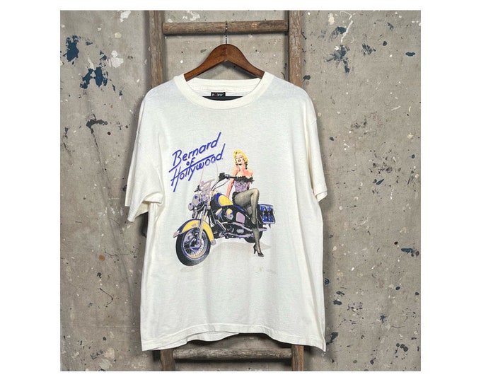 Marilyn Monroe '90s 'Bernard of Hollywood' T-shirt Giant Tag