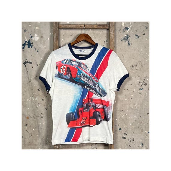 STP Racing Team '70s T-Shirt Double Sided