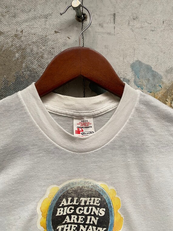 Big Guns '70s Navy T-shirt - image 5