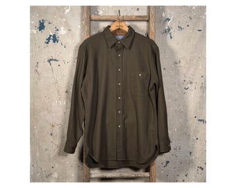 Pendleton Virgin Wool Shirt w/ Elbow patches