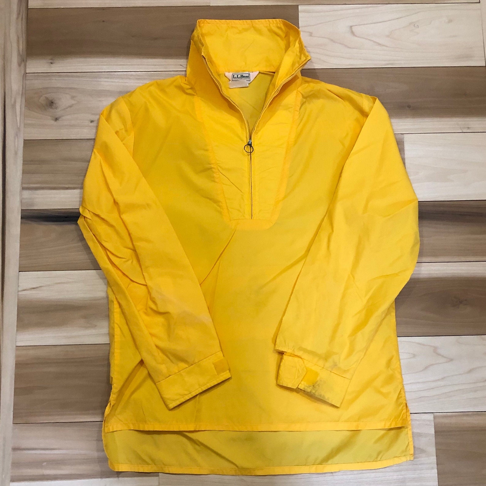 LL Bean Anorak Pullover Jacket Windbreaker Made in USA Etsy