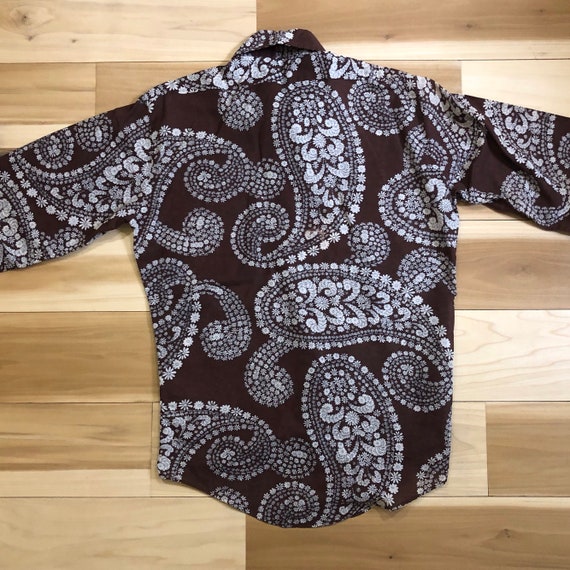 All over print 60s / 70s Paisley shirt - image 2