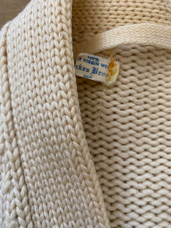 Early '40s Cardigan Knit Sweater Wool - image 9