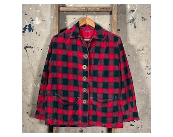 Early Print Corduroy Smock Homemade