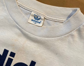 80s Adidas Rainbow Trefoil T-shirt 
