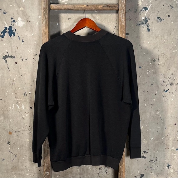 Threadbare Black Sweatshirt Raglan - image 3