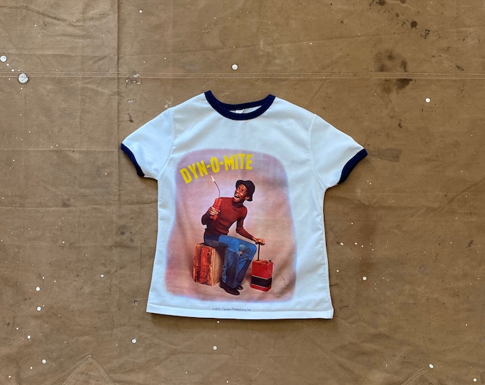 Dye-O-Mite ‘70s Photo Realistic Print T-shirt Jimmy Walker