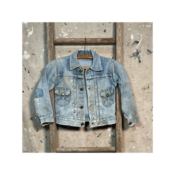 Buckle Back '50s Kids Denim Jacket Type 2 - image 1