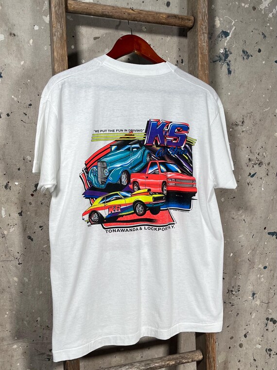 1990s Hot Rod T-Shirt - image 5