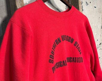 So. Oregon State '80s Champion Reverse Weave Crewneck - Etsy