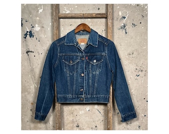 Vintage 70s Levis Type 3 Denim Trucker Jacket 71205 0217 SIZE 36 Etsy Canada