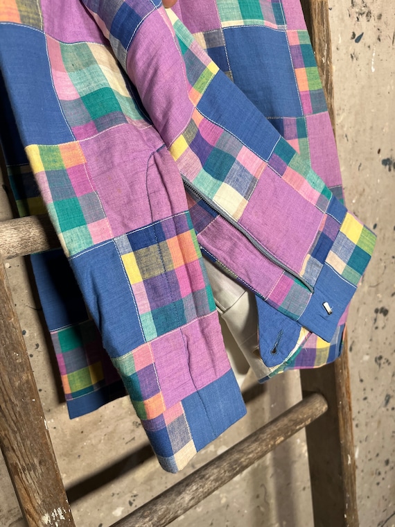 Patchwork 1960s Madras Plaid Trousers - image 10