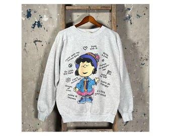 Queen of Cool 1990s Lucy Peanuts Sweatshirt