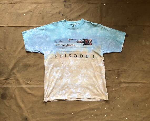 Star Wars Liquid Blue Tie Dye Episode One 1