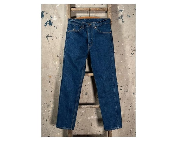 1980s Levi's 505 Jeans Orange Tab 30 Waist