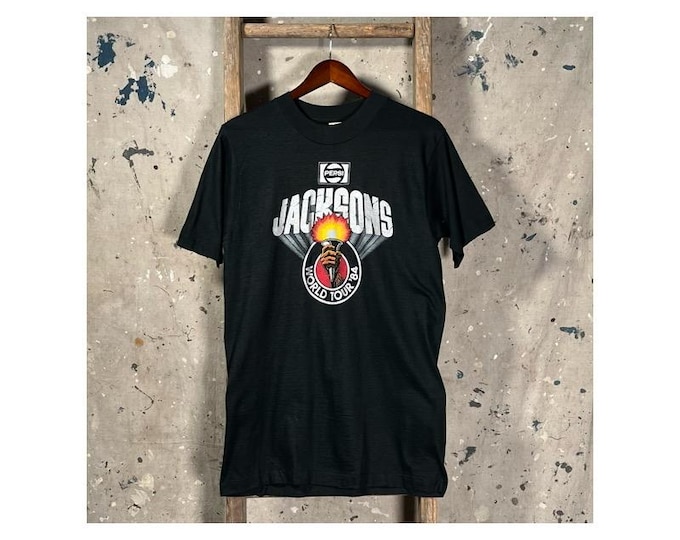 Deadstock 1984 Jacksons World Tour T-Shirt
