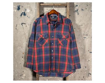 Plaid 1970s Woolrich All Cotton Flannel