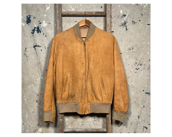 Eddie Bauer 70s Cropped Leather Jacket AS IS