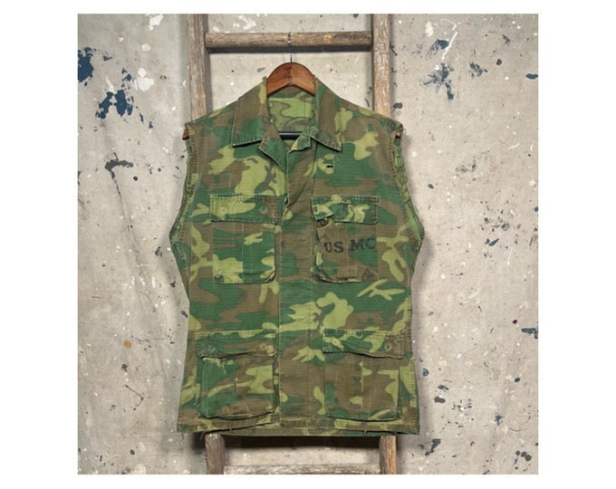 Cutoff Vietnam Jungle Jacket Stencil