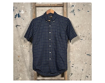 1960s Plaid Oxford Shirt Ivy Style