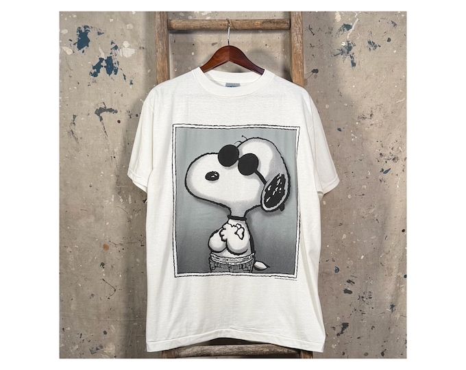 1990s Snoopy 'Joe Cool' T-shirt CK Parody