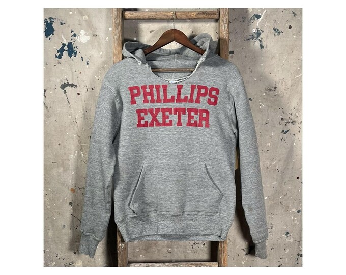 1980s Double Face Russel Hoodie Phillips Exeter