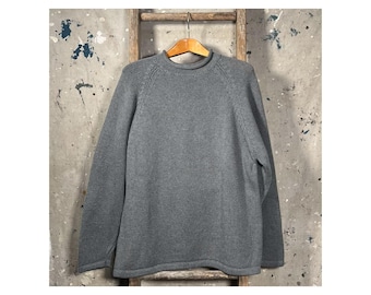 J Crew 1990s Roll Neck Sweater All Cotton