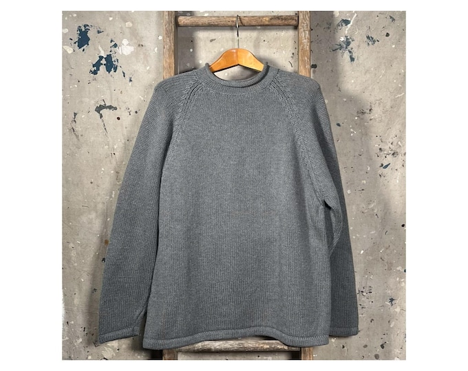 J Crew 1990s Roll Neck Sweater All Cotton