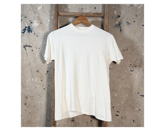 1970s White T-Shirt by Jockey