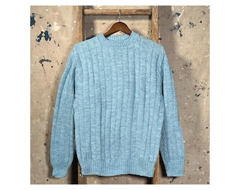 Acrylic 1980s Cable Knit Sweater by Wellington