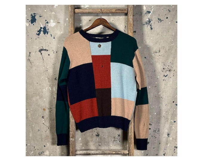 1960s Color Block Sweater by Lord & Taylor