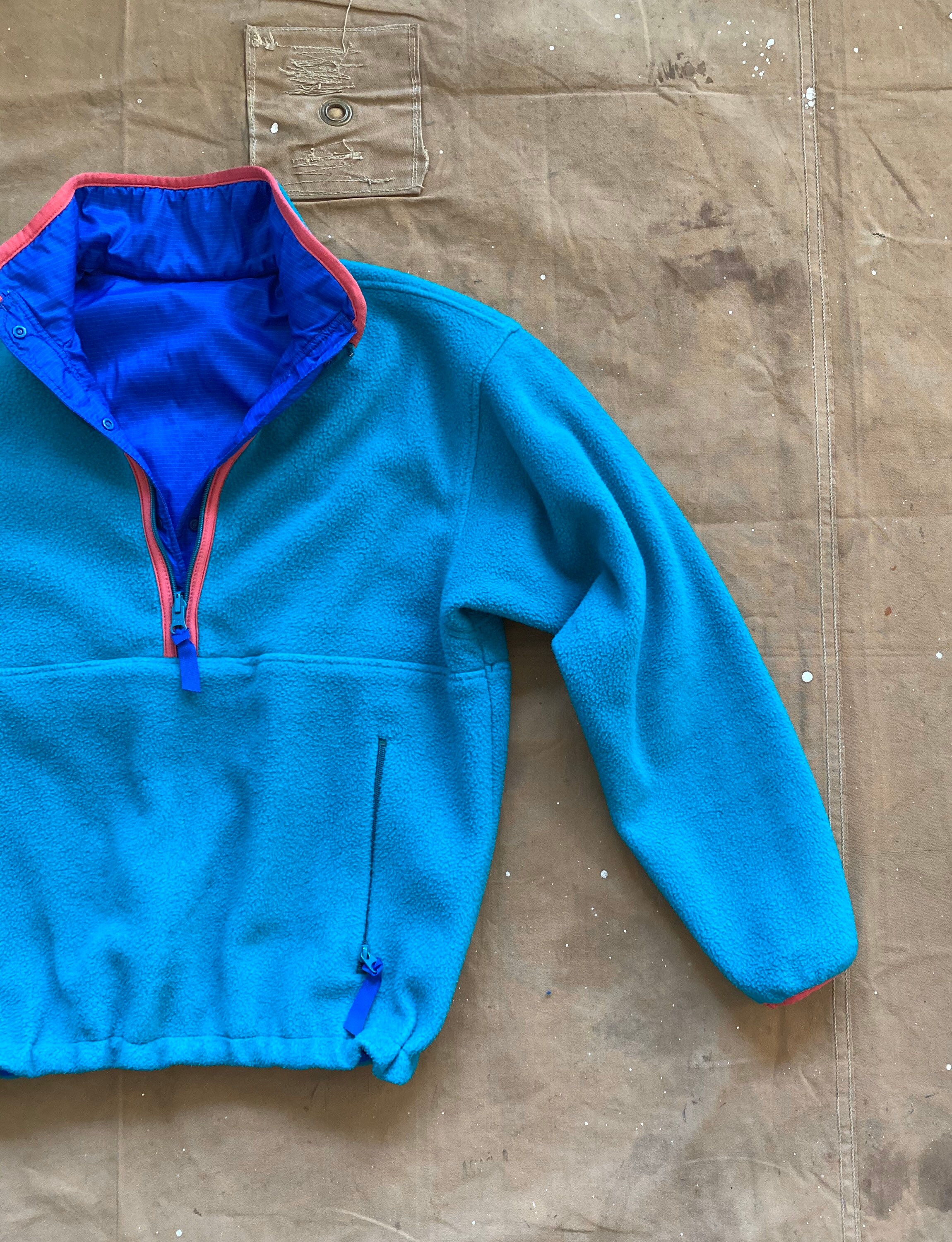 90s Patagonia Glissade Reversible Pullover Fleece F8 90s Patagonia Glissade Reversible Pullover Fleece F8
