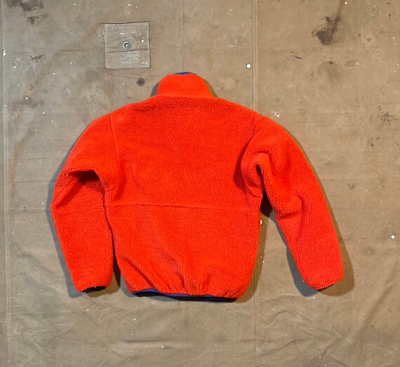 90'S Patagonia Glissade 29359F8 Reversible Half Zip Fleece Pullover Made in USA Women's XL /evb009811