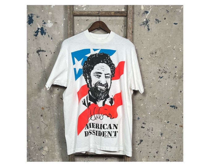 Abby Hoffman '80s American Dissident T-shirt NYC