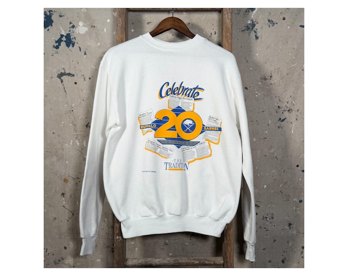 Buffalo Sabres '90s Color Newspaper Sweatshirt