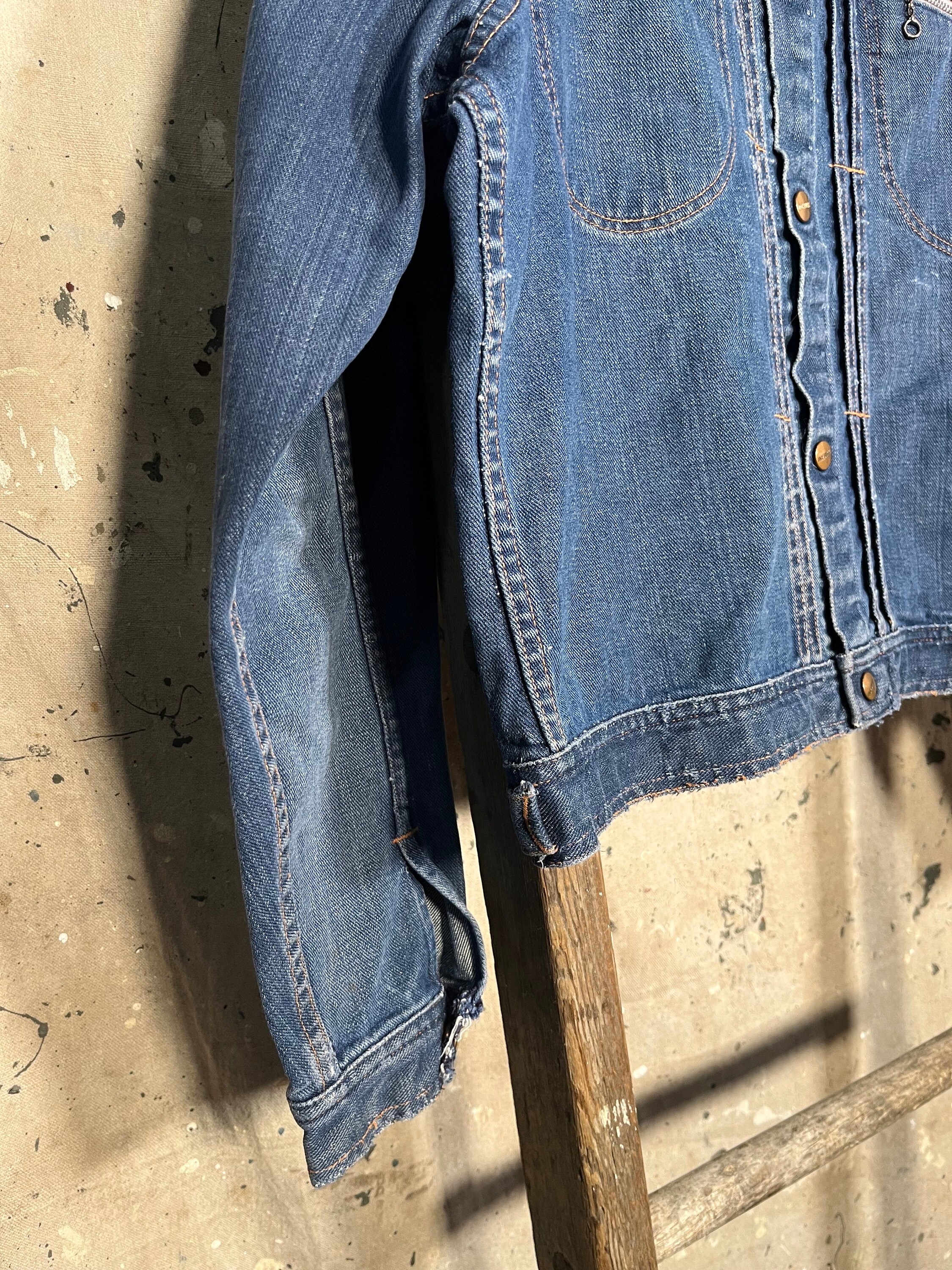 Sears Roebucks 60s Pleated Denim Jacket