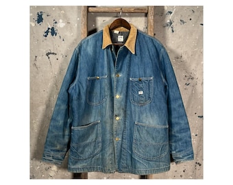 1970s Lee Chore Jacket Blanket Lined  Sanforized XL