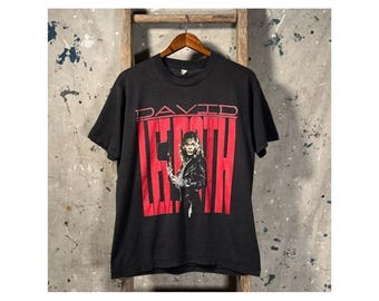 1980s David Lee Roth Skyscrapers Tour T-Shirt